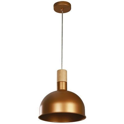 LAMP. COLGANTE DORADO 1L E27 60W
