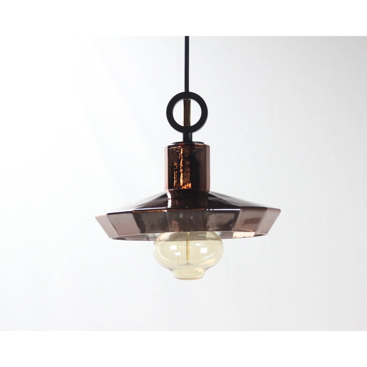 Lámpara Colgante Negro 1L E27 40W