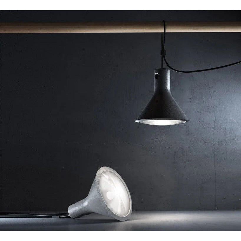 LAMP. COLGANTE YUPIK NEGRO 1L E27 14W