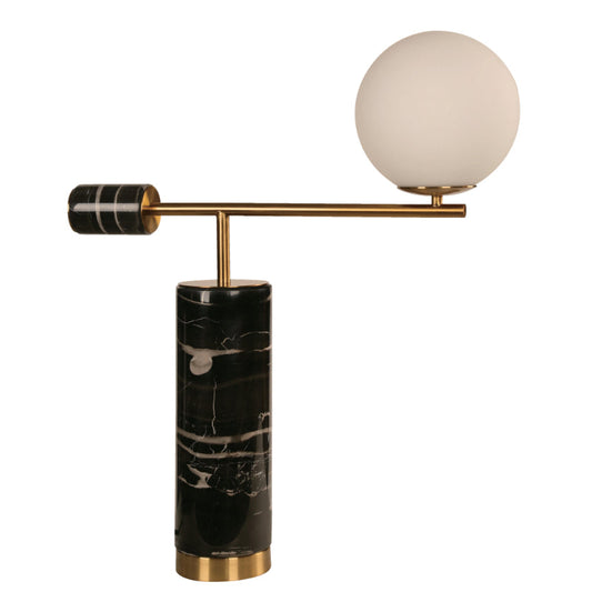 Lámpara Mesa Negro+Bronce 1L E27 40W