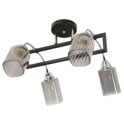 LAMP. TECHO NEGRO 4L E27 60W