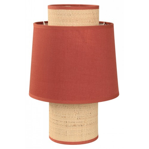 LAMP. DE MESA TERRACOTA 1L E27 10W