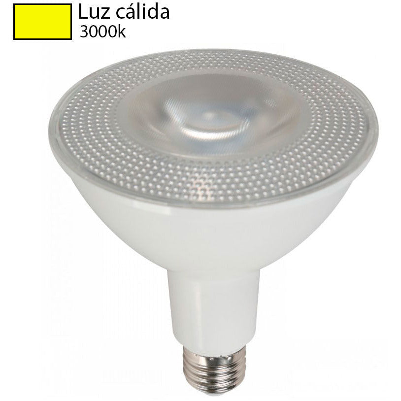 BOMBILLO LED PAR 38 E27 15W 120V 3000K ATENUABLE