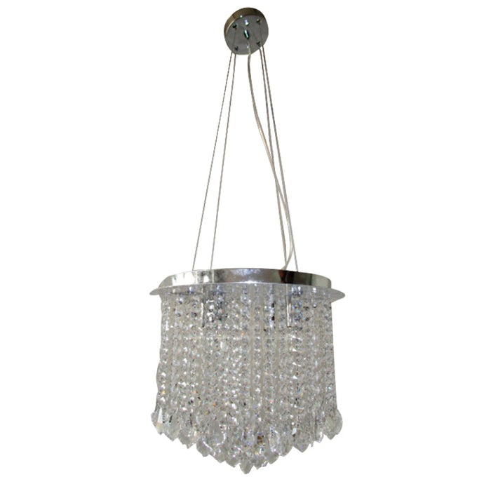 LAMP. COLGANTE CROMO 4L E14 40W
