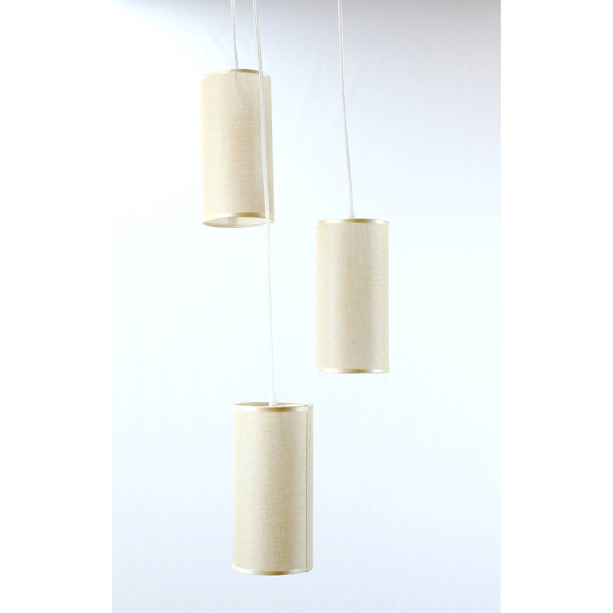 LAMP. TECHO NÍQUEL SATINADO 3L E27 60W