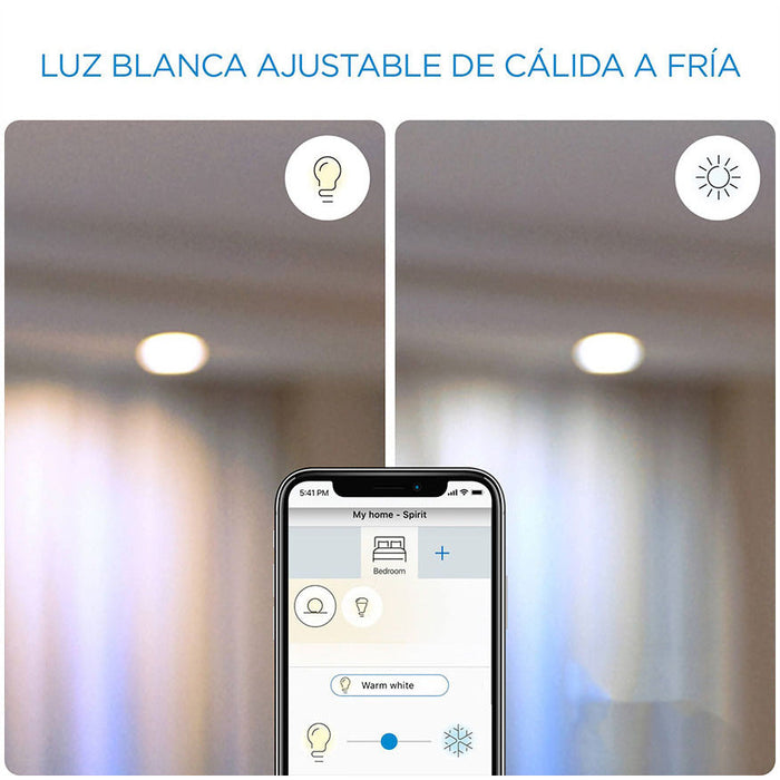 BOMBILLO LED A19 WI-FI TUNNABLE WHITE 2700-5000K E26 800LM