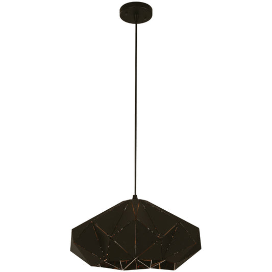 Lámpara Colgante Negro 1L E26 60W