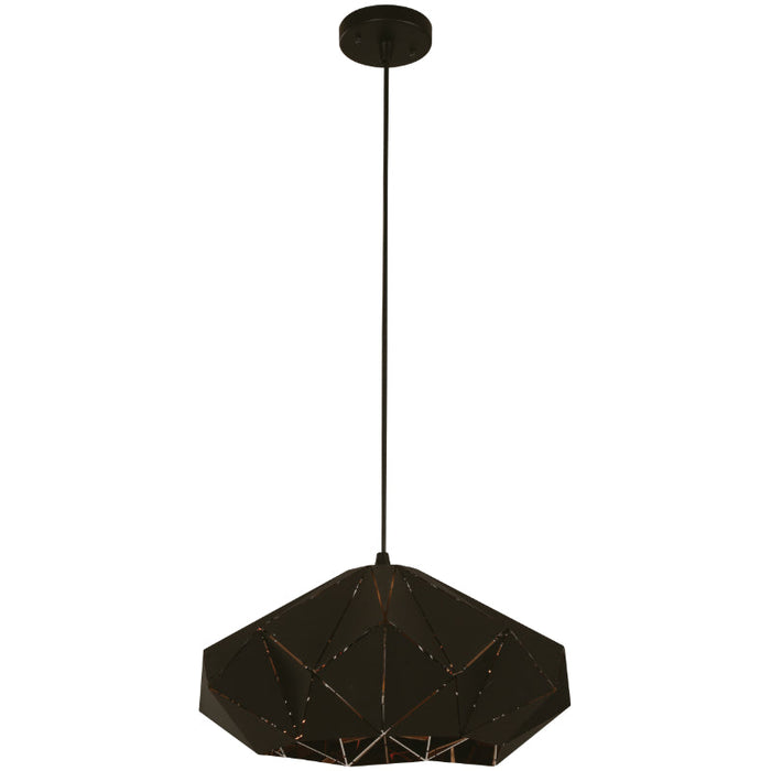 Lámpara Colgante Negro 1L E26 60W