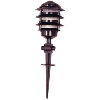 LAMP. EXT. ESTACA NEGRO 1L E27 60W