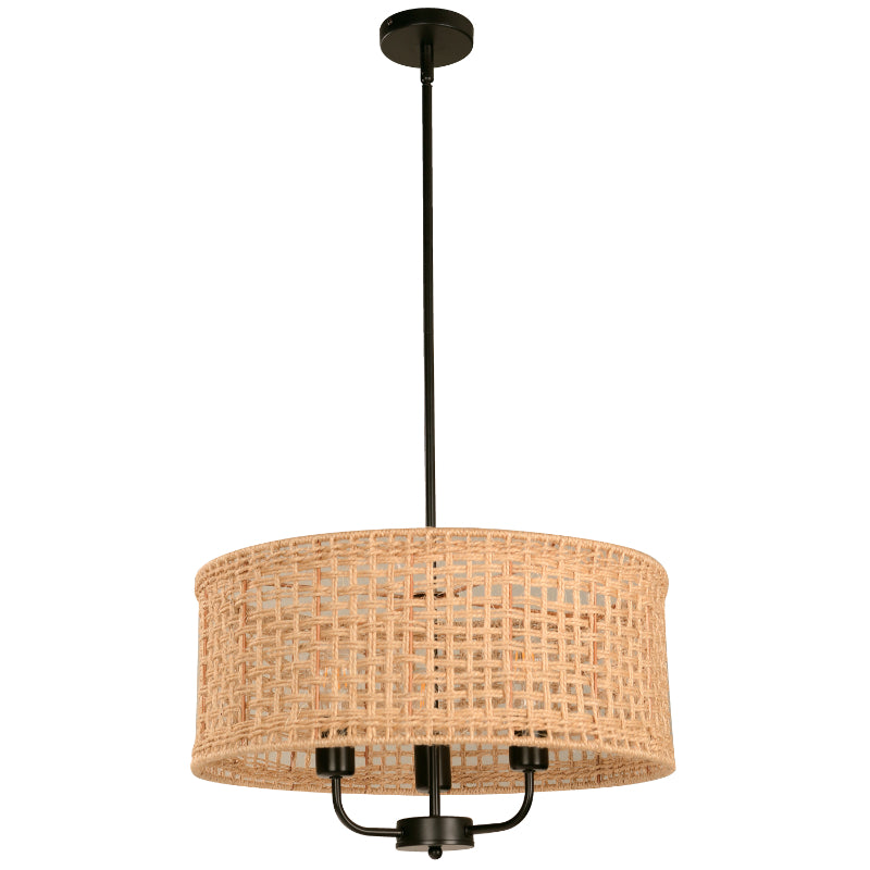 LAMP. COLGANTE NEGRO 3L E27 40W