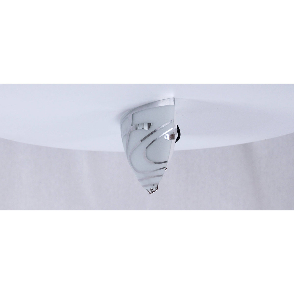 LAMP. PARED BLANCO CROMO 1L E27 60W