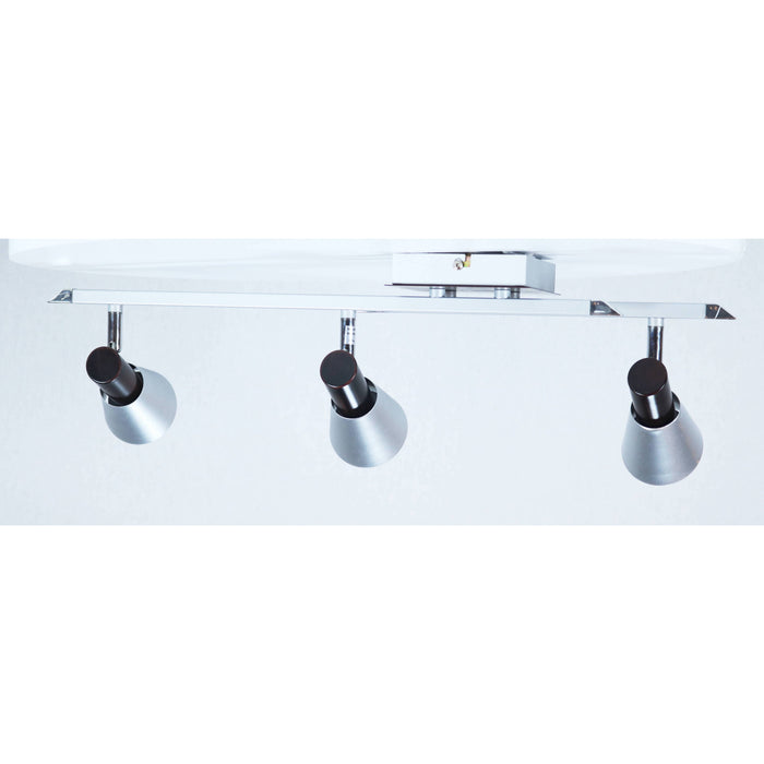 Lámpara Techo Reflectora Gris 3L Gu10 50W