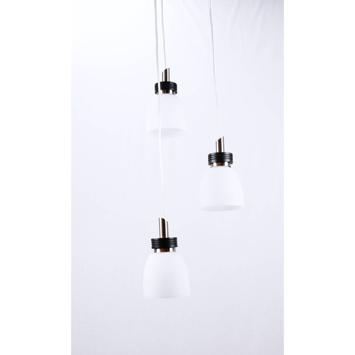 Lámpara Techo Níquel Satinado 3L E27 60W