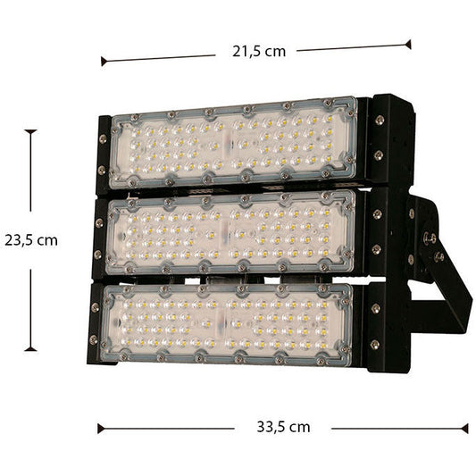 Lámpara Led Exterior  Reflectora Negro 1L 150W 100-277V 6500K