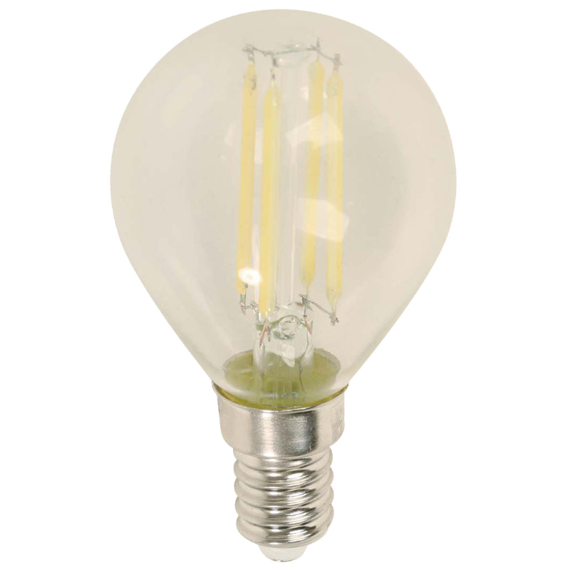 BOMBILLO LED FILAMENTO G45 E14 4W 120V 6000K