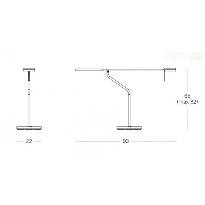 LAMP. MESA TREE SIXTY CROMO 1L GY6.35 50W