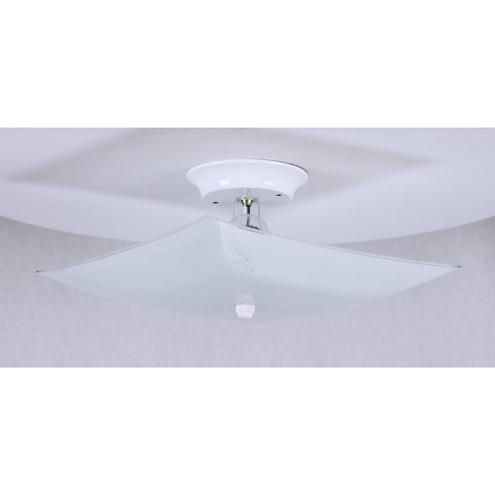 LAMP. TECHO BLANCO 2L E27 60W