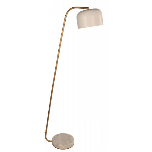 LAMP. PIE BLANCO+DORADO 1L E27 60W