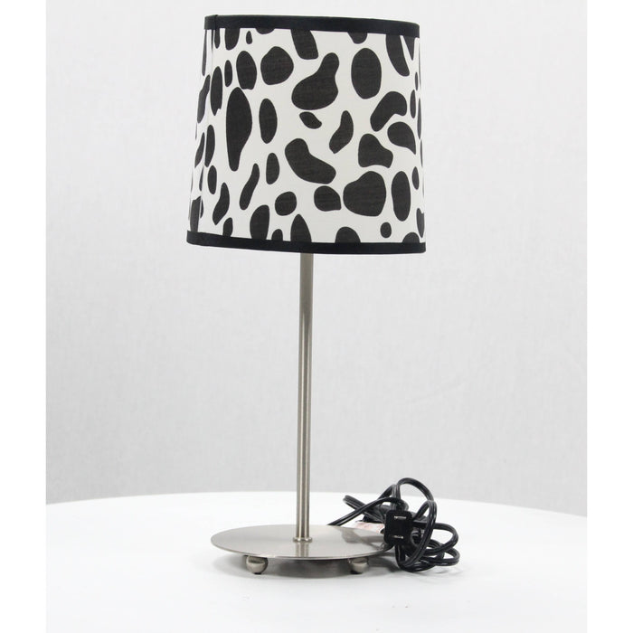 LAMP. MESA NIQUEL SATINADO 1L E27 40W
