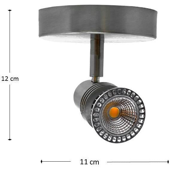 LAMP TECHO NIQUEL SATINADO 1LUZ GZ10 50W N/B