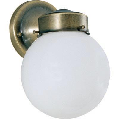 LAMP. PARED BRONCE ANTIGUO 1L E27 60W