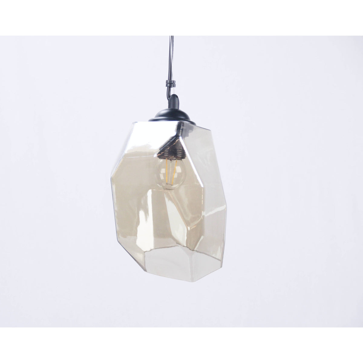 Lámpara Colgante Negro 1L E27 40W