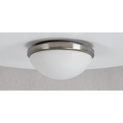 LAMP. TECHO NÍQUEL SATINADO 1L E27 60W