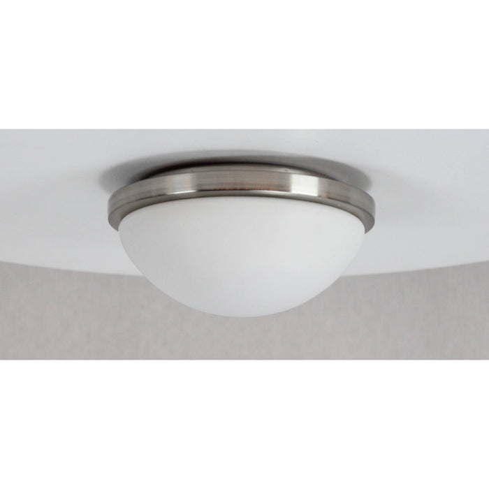 LAMP. TECHO NÍQUEL SATINADO 1L E27 60W