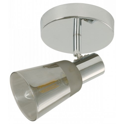 LAMP. TECHO REFLECTORA CROMO 1L E14 40W