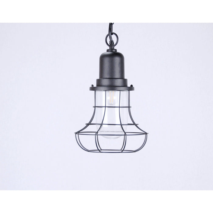 LAMP. EXT. TECHO NEGRO 1L E27 60W