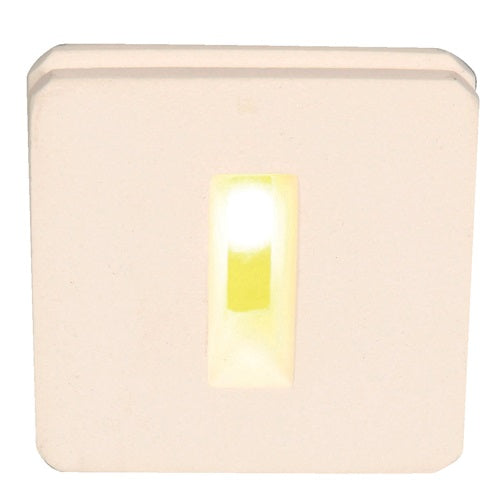 LAMP. DE YESO LED*1W*100-265V* 50/60HZ*3000K*DRIVER INCLU.*ACAB. EN BLANCO MATE