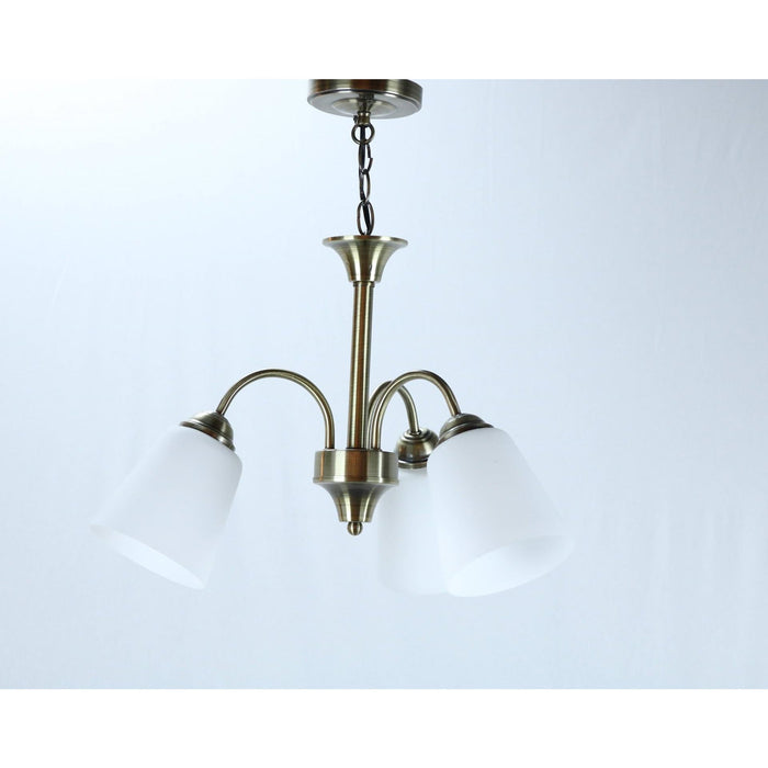Lámpara Colgante Bronce Antiguo 3L E27 60W