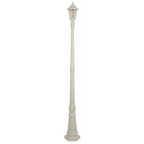 LAMP. EXT. POSTE BLANCO 1L E27 40W