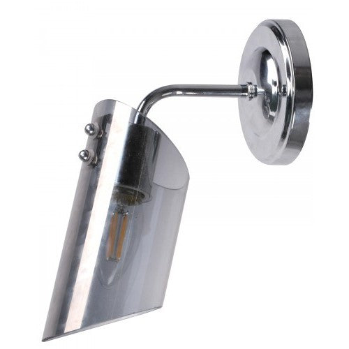 LAMP. PARED CROMO 1L E27 60W