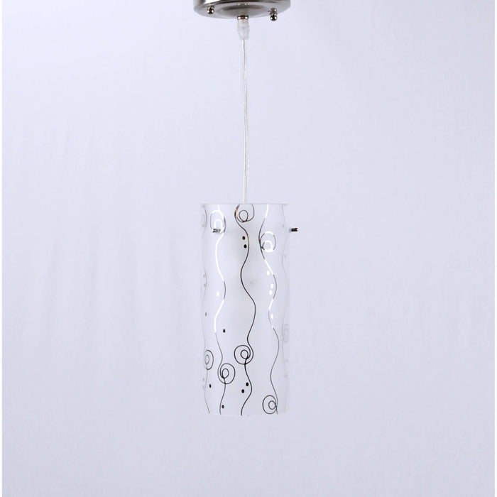 LAMP. TECHO NIQUEL SATINADO 1L E27 60W