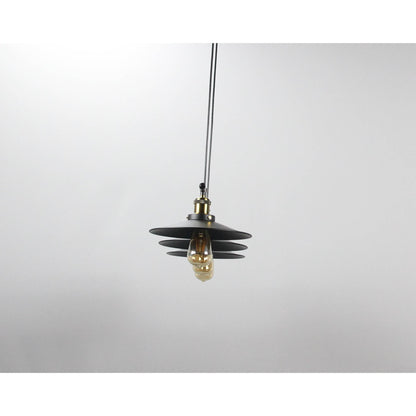 LAMP. COLGANTE NEGRO 3L E27 40W