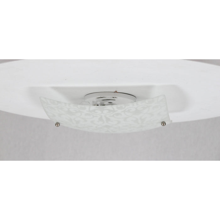 LAMP. TECHO NIQUEL SATINADO 3L E27 60W