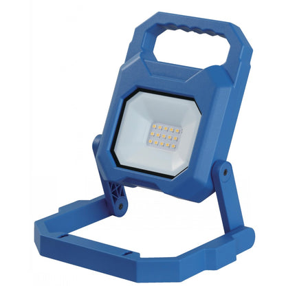 LAMP. LED EXT. REFLECTOR AZUL Y NEGRO 5W 3.7V 4000K RECARCABLE