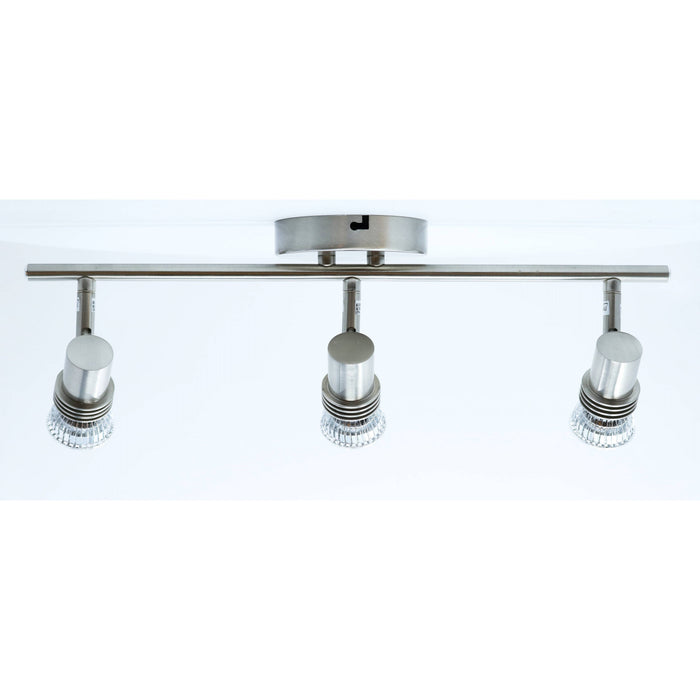 LAMP. TECHO NÍQUEL SATINADO 3L GU10 50W