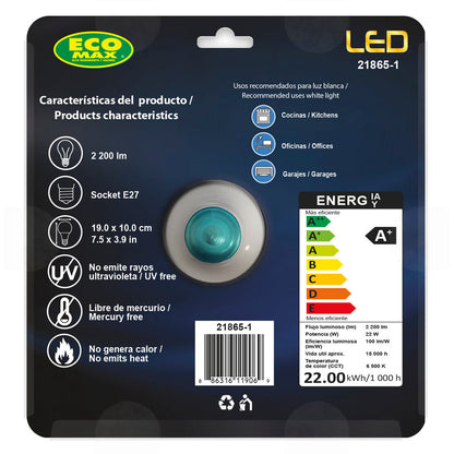 BOMBILLO LED UFO E27 22W 100-240V 6500K