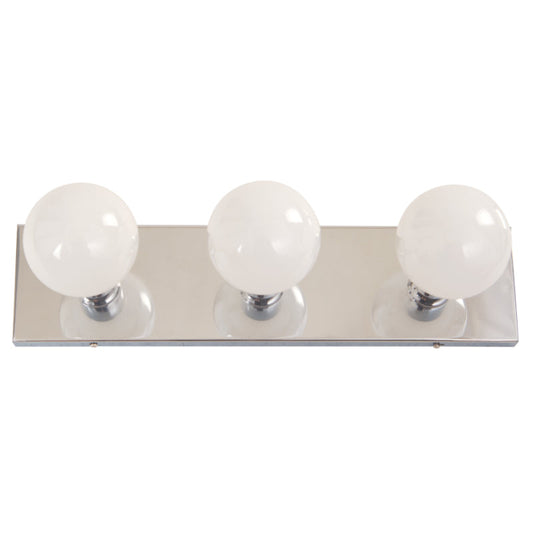 LAMP. PARED CROMO 3L E27 60W