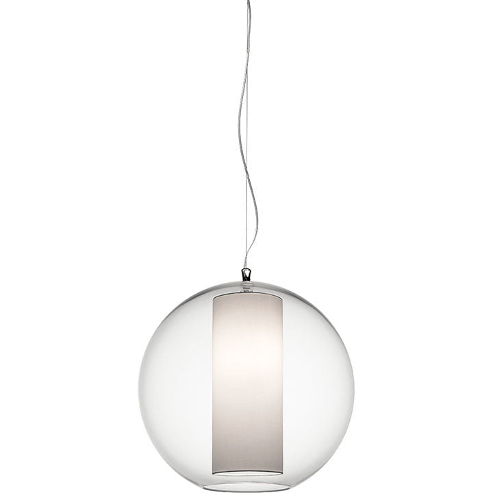 LAMP. COLGANTE BOLLA GLOBO BLANCO 1L E27 42W