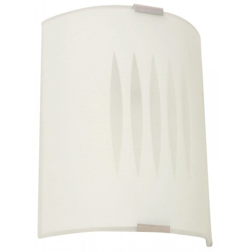 LAMP. PARED NÍQUEL SATINADO 1L E14 60W
