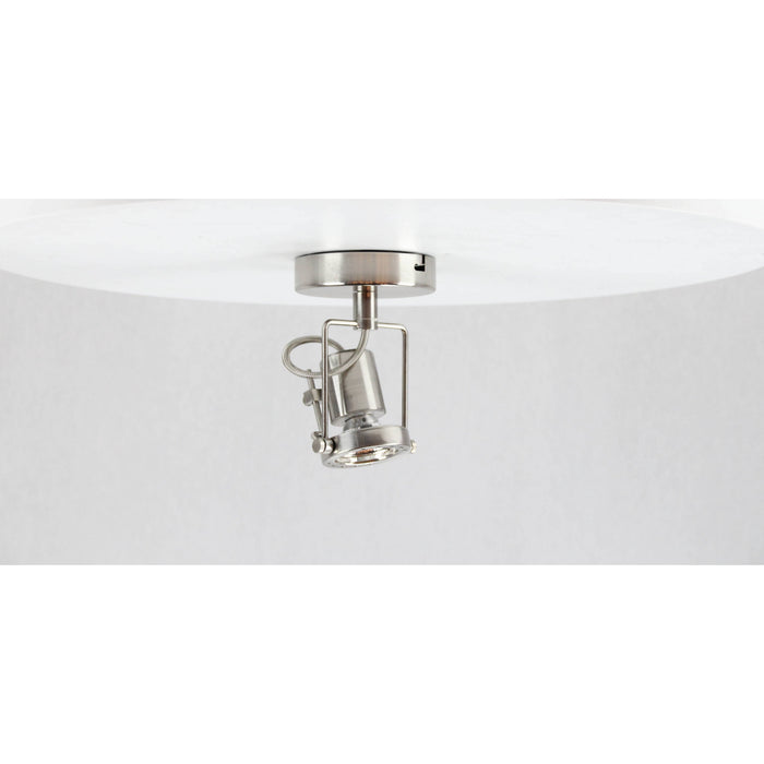 LAMP. LED TECHO REFLECTORA NÍQUEL SATINADO 1L 5W 100-240V 3000K