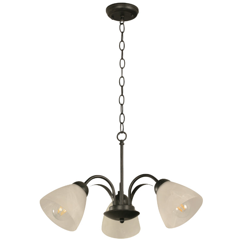 LAMP. TECHO NEGRO 3L E27 60W
