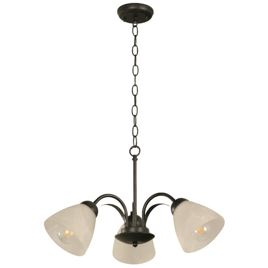 LAMP. TECHO NEGRO 3L E27 60W
