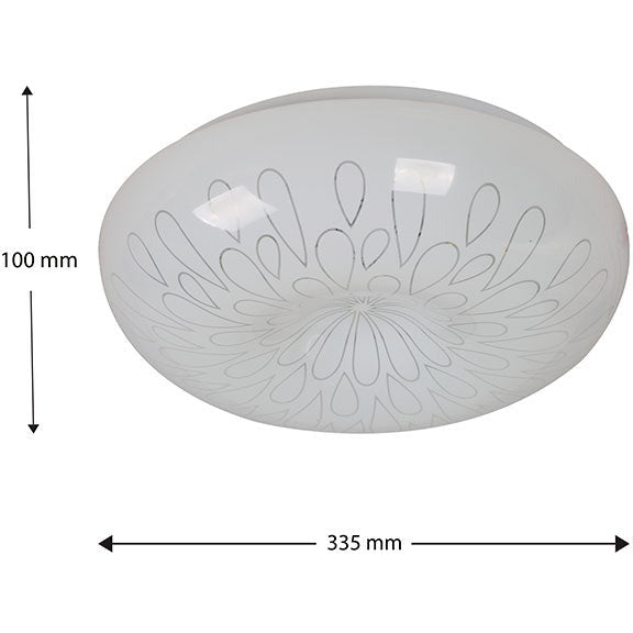 LAMP. LED TECHO BLANCO 1L 18W 6000K