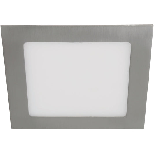 LAMP. LED TECHO NÍQUEL SATINADO 1L 12W 100-240V 4000K