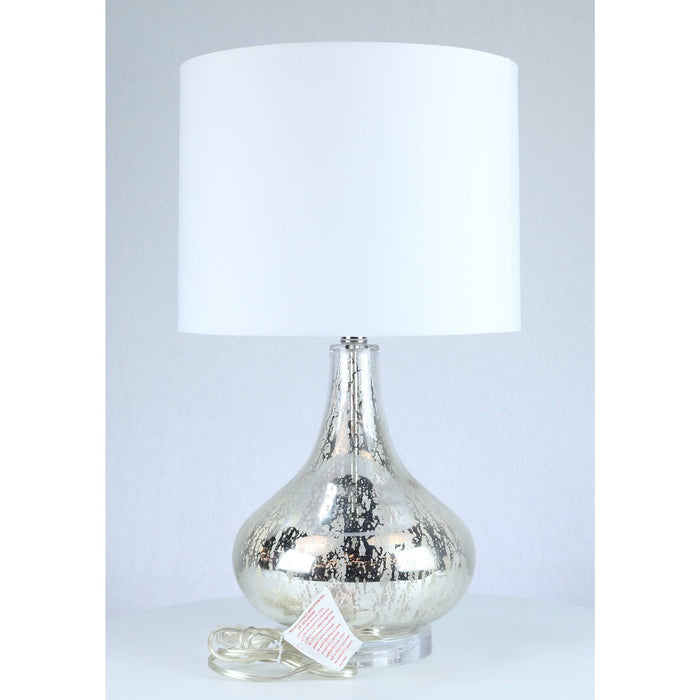 LAMP. MESA PLATEADO 1L E27 100W