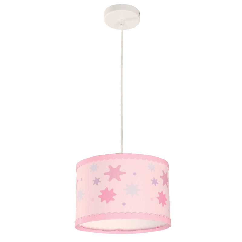LAMP. COLGANTE BLANCO Y MULTICOLOR KIDDY 1L E27 9W